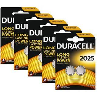 Duracell CR2025 Lithium Knapcelle Batteri 2er Blister x 10 (20 batterier)
