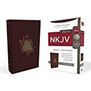 NKJV, Thinline Bible, Compact, Leathersoft, Burgundy, Red Letter, Comfort Print