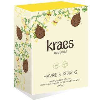 KRAES Babybad - Havre & Kokos - 200 g