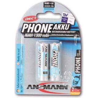 Ansmann 1x2 Ansmann maxE NiMH rech.bat. Mignon AA 1300 mAh DECT PHONE