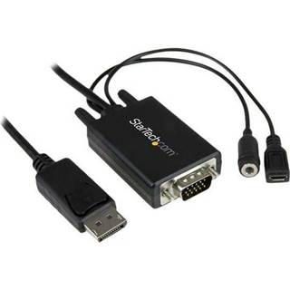 StarTech.com DP2VGAAMM2M videokabel adapter 2 m DisplayPort VGA (D-Sub) Sort