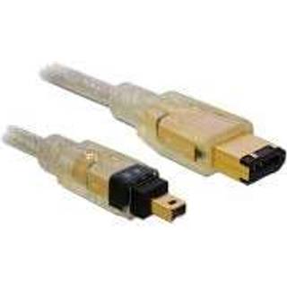 Delock - Firewire 400 kabel - 6 pin han til 4 pin han - 2 m