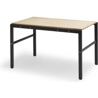 Fritz Hansen - Reform Table, Teak, Aluminum / Anthracite black - Haveborde - Louise Hederström - Sort - Metal/Træ