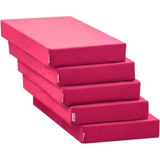 Hoppekids Madras til Lounge Modul - 80x200 cm. - 5-delt - Pink