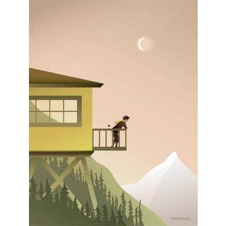 Tilbud: Spar 40% - Afternoon Thoughts - Plakat 15x21 cm fra ViSSEVASSE