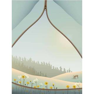 Tent With A View - Plakat 15x21 cm fra ViSSEVASSE