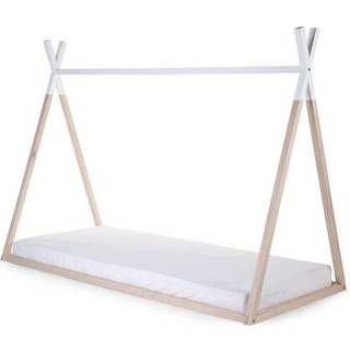 Childhome Seng Tipi 90x200, Hvid&Natur