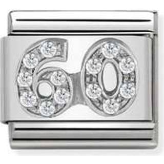 Nomination Silver Crystal 60 Birthday Charm