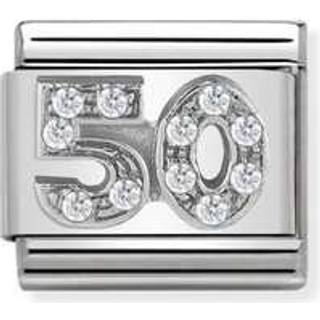 Nomination Silver Crystal 50 Birthday Charm