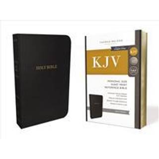 KJV Holy Bible: Personal Size Giant Print with 43,000 Cross References, Black Leather-Look, Red Letter, Comfort Print: King James Version