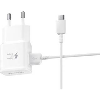 Samsung EP-TA20EW USB-C hurtig rejseoplader med adapter - Hvid