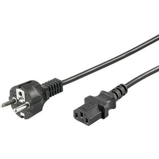 Ledning, 3 m, sort
