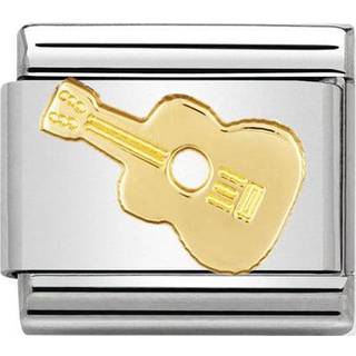Nomination Classic - MUSIC Edelstahl und 18K-Gold (Gitarre) - gold