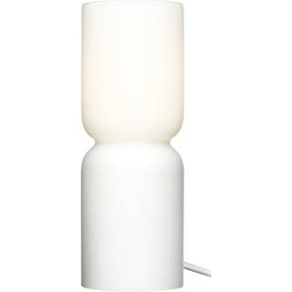 Iittala Lantern Bordlampe 25cm - Bordlamper Mundblæst Glas Hvid - 1009434
