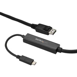 StarTech.com 3 m (10 ft.) USB-C to DisplayPort Cable - 4K 60Hz - Black - external video adapter - STM32F072CBU6