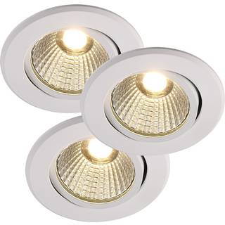 Nordlux regnar spotlampe hvid 3-kit 5w cob dæmpbar led
