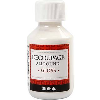 Vandbaseret Decoupagelak, Blank 100ml - Holdbart Finish