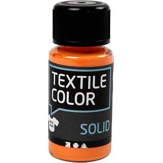 Textile Solid - Dækkende Orange Tekstilmaling 50 ml