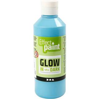 Fluorescerende Selvlysende Maling - Lyseblå 250ml