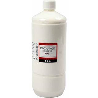 Mat Decoupagelak 1000 ml - Vandskyende Finish