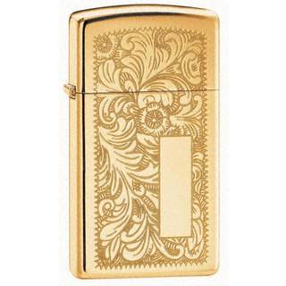 Zippo Original Slim Zippo Lighter - Venetian Brass Slim