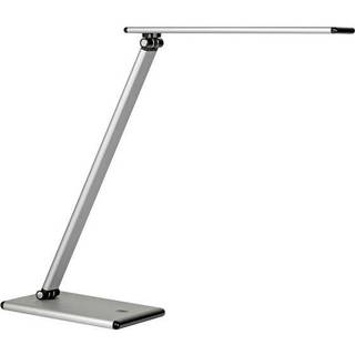Unilux Terra bordlampe, sølvfarvet