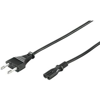 Ledning, 3 m, sort