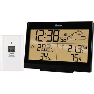 Alecto - Vejrstation med trådløs sensor Sort - WS-2300
