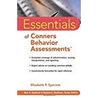 Essentials of Conners Behavior Assessments