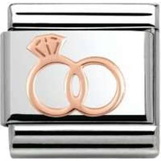 Nomination Rose Gold Wedding Rings Charm