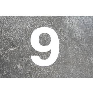 Allux Sort folietal nr. 9 - 10 cm - F67209