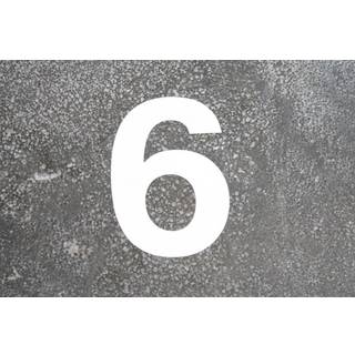Allux Sort folietal nr. 6 - 10 cm - F67206