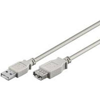 USB forlængerkabel - USB-A han / USB-A hun - Grå - 3 m