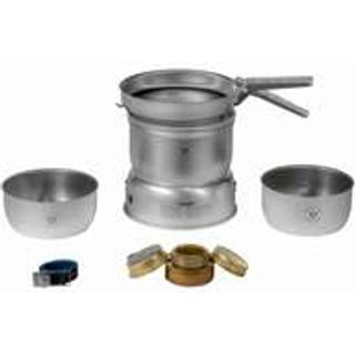 Spritbrænder Trangia 27 Small, 1000 W + 2 gryder, 1 stegepande i DS / Duossal 2.0-laminat + vindskærm i UL / UltraLight-aluminium + gribetang + rem, Uden brændstof