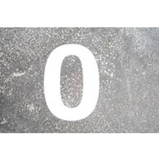Allux Folietal nr. 0 i hvid 6 cm