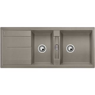 Blanco Metra køkkenvask 8 S trøffel UX - 1160 x 500 - vendbar