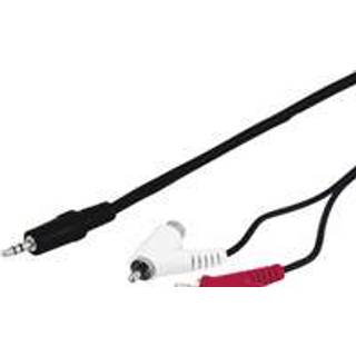 Goobay Audioadapterkabel, 3,5 mm stik til RCA-stik/stik