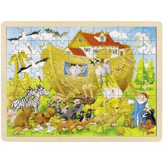 Goki - Træpuslespil - Noahs Ark - 96 brikker