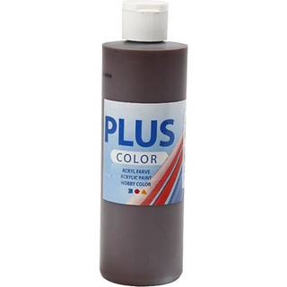 Plus Color Hobbymaling Chokolade 250ml - Silkemat Finish