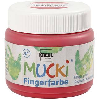 Mucki Fingermaling | 150 ml | Rød