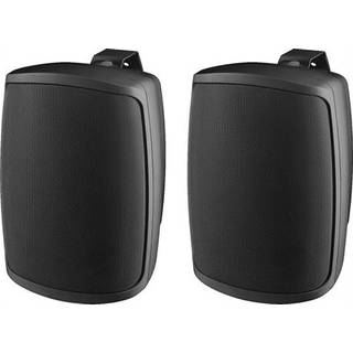 Monacor WALL-04T højttaler sæt (100 Volt) | Sort par | PRIS-MATCH