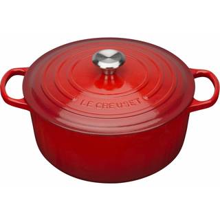 Le Creuset støbejernsgryde 26 cm rød