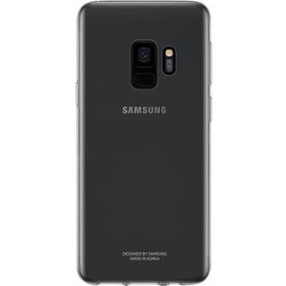 Samsung Galaxy S9 - Clear Mirror View læder cover / etui - Sort