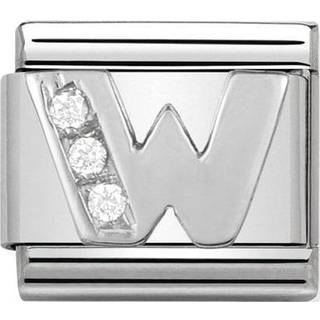 Nomination Classic - SilverShine Buchstabe W mit Zirkonia - 330301/23 - silber