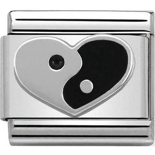 Nomination Classic - Composable Classic - Herz Yin Yang - 330202/20 - silber