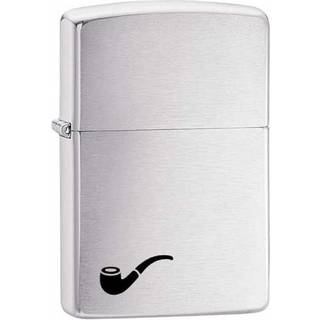 Zippo Original Zippo Pibe Lighter - Børstet Chrom