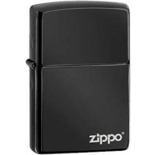 Zippo 24756 ZL Ebony med Zippo logo - Zippo lighter