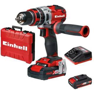 Einhell TP-CD 18 Li-i BL slagboremaskine, 18 V, med 2 x 2,0 Ah batteri og lader