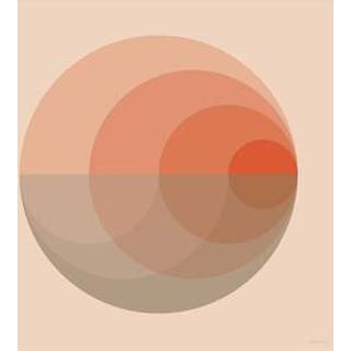 Tilbud: Spar 75% - Gradient Coral - Plakat 50x50 cm fra ViSSEVASSE