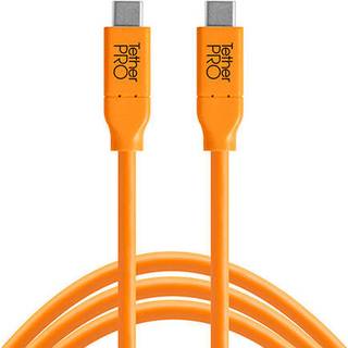 Tether Tools CUC15-ORG USB cable USB 3.2 Gen 1 (3.1 Gen 1) 4.6 m USB C Orange